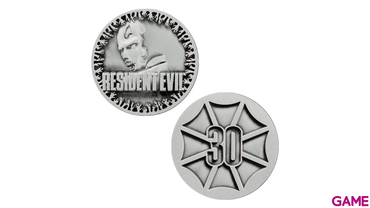 Replica Moneda Resident Evil Collectable 30 Aniversario-4
