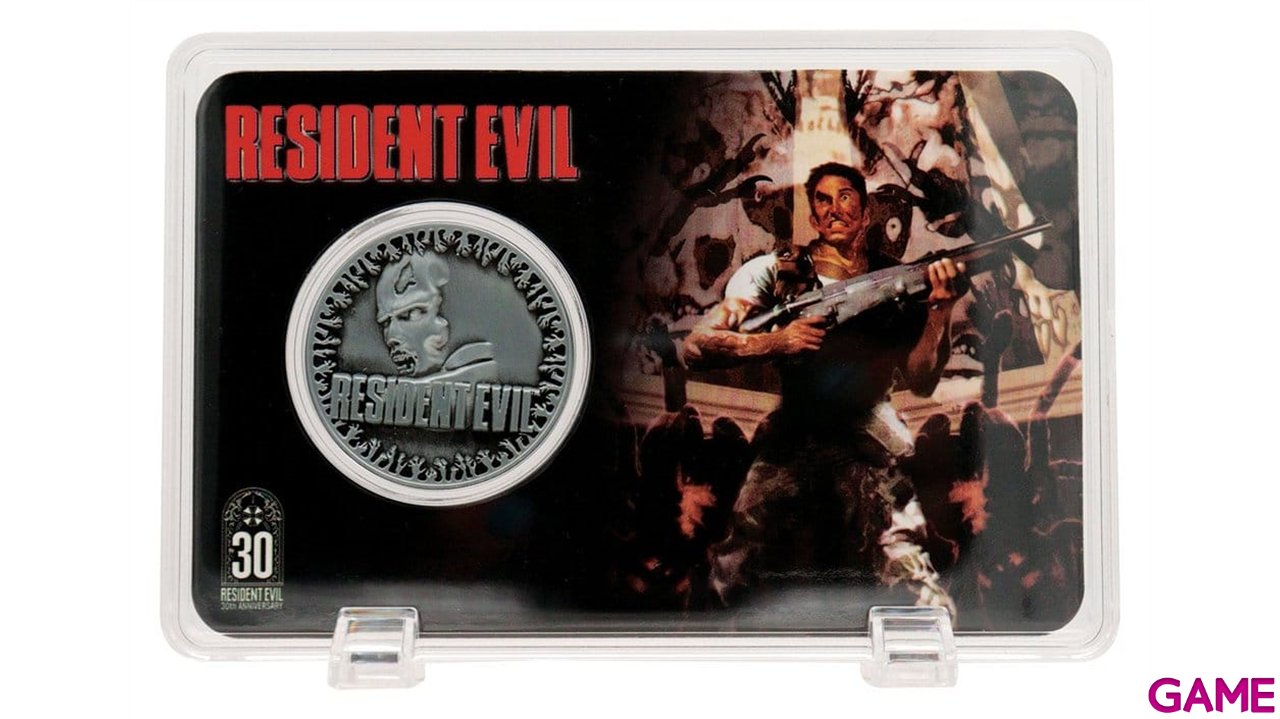 Replica Moneda Resident Evil Collectable 30 Aniversario-5