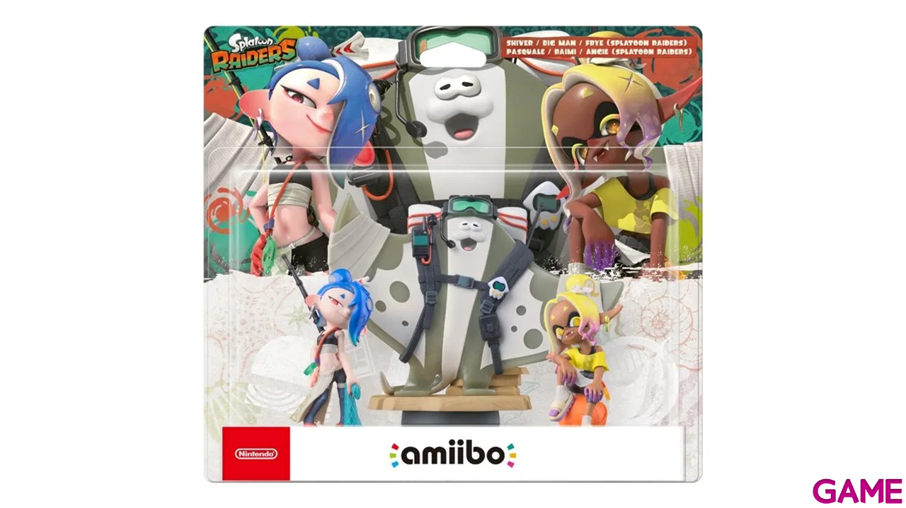 Pack 3 amiibo Splatoon Riders - Megan, Angie y Rayan-0
