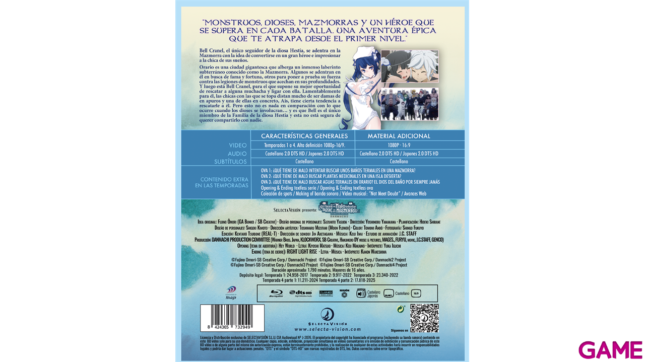 Danmachi - Temporadas 1 a 4-0