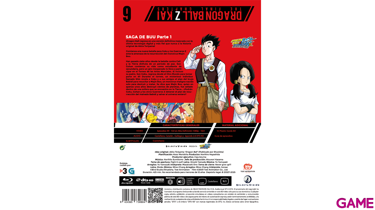 Dragon Ball Z Kai - Bluray Box 6 - Eps 99 al 133-2