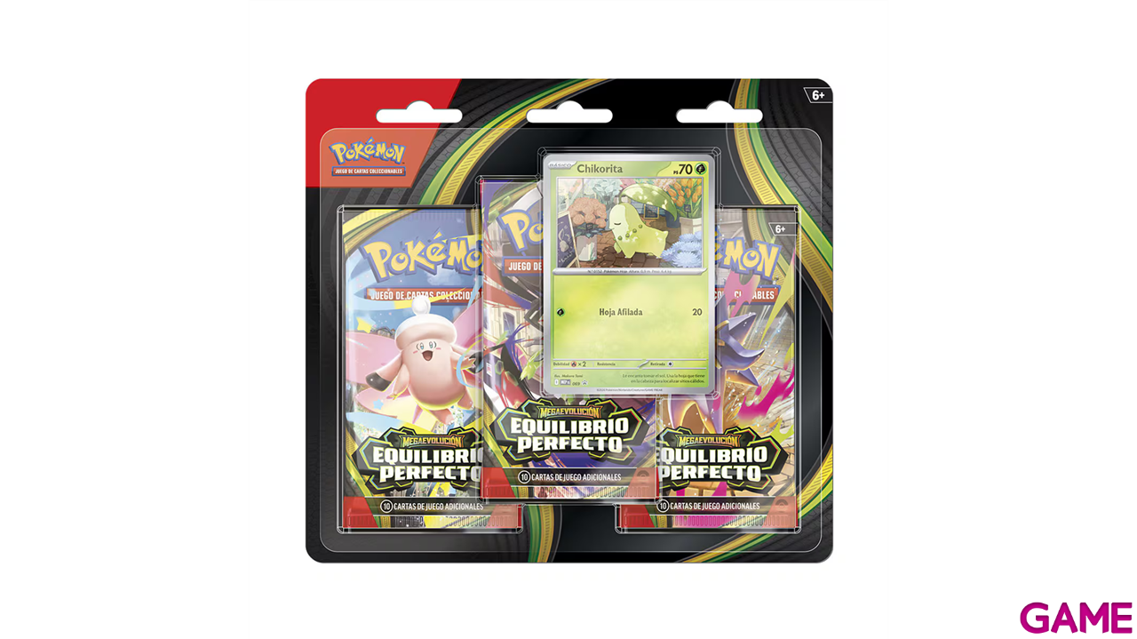 Pack 3 Sobres Megaevolución - Equilibrio Perfecto - Pokémon TCG-0