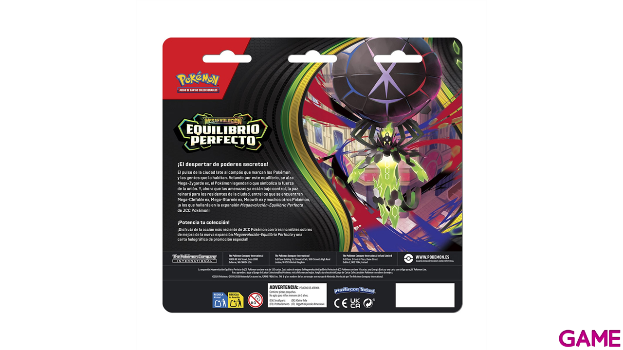 Pack 3 Sobres Megaevolución - Equilibrio Perfecto - Pokémon TCG-1