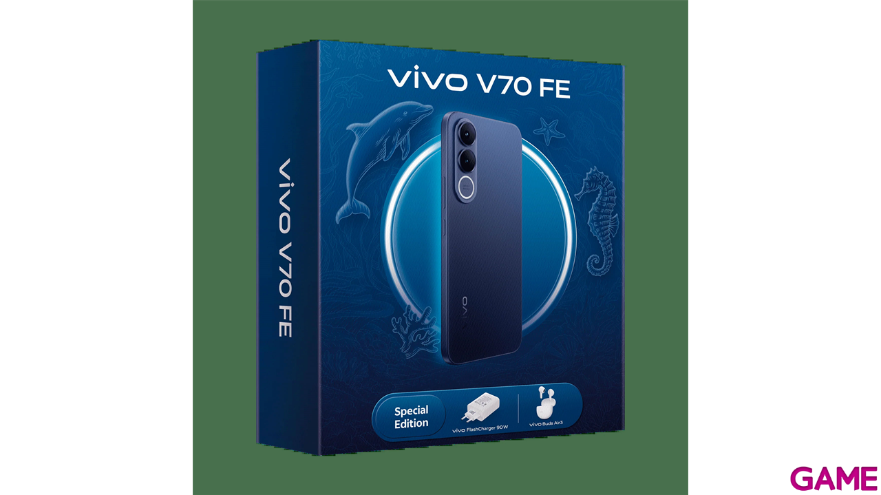 Vivo Bundle V70 FE 8/512 + Buds Air 3 + 90W Charger  Ocean Blue-2
