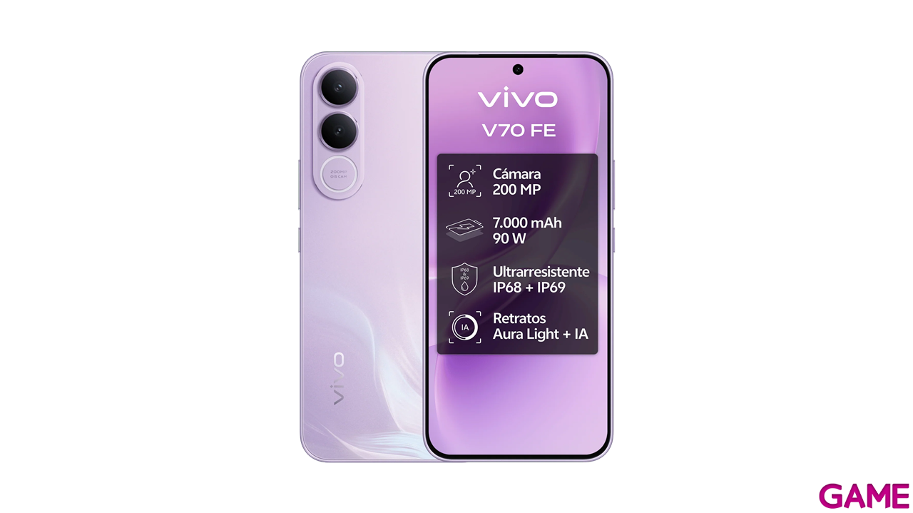 Vivo Bundle V70 FE 8/512  + Buds Air 3 + 90W Charge Muse Purple-6