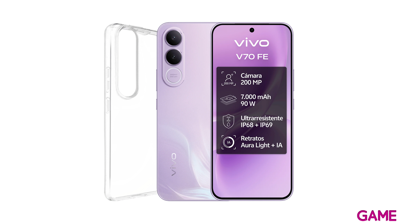 Vivo Bundle V70 FE 8/512  + Buds Air 3 + 90W Charge Muse Purple-7