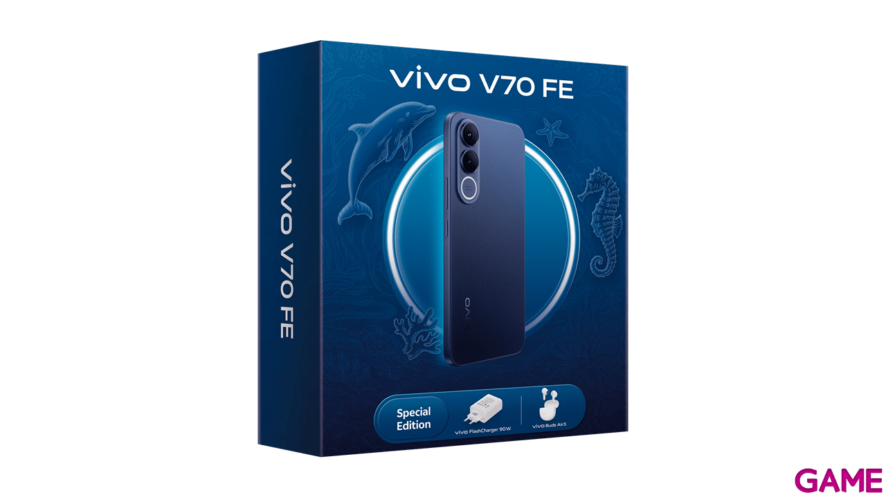 Vivo Bundle V70 FE 8/256  + Buds Air 3 + 90W Charge Ocean Blue-5
