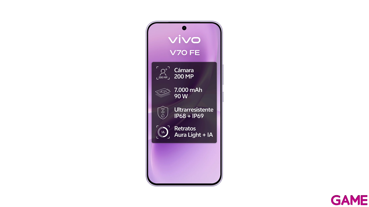 Vivo Bundle V70 FE 8/256  + Buds Air 3 + 90W Charge Muse Purple-4
