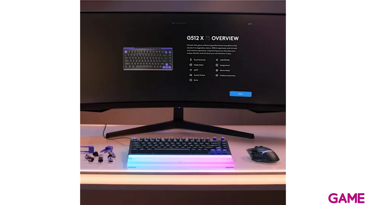 Logitech G512 X 75 Spanish Layout - Teclado Gaming-4