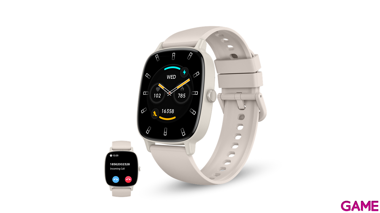 Smartwatch Ksix Pulse 1,83´´ Beige-7