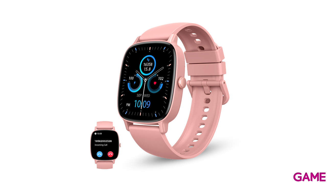 Smartwatch Ksix Pulse 1,83´´ Rosa-5