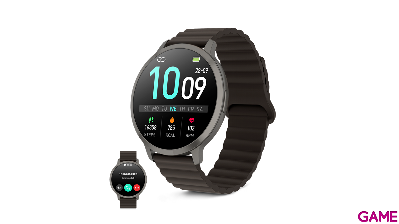 Smartwatch Ksix Core 3 Max, Amoled Marron-13