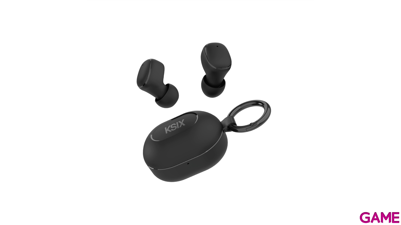 Auriculares Inalámbricos Ksix Neutro Auto Negro-4