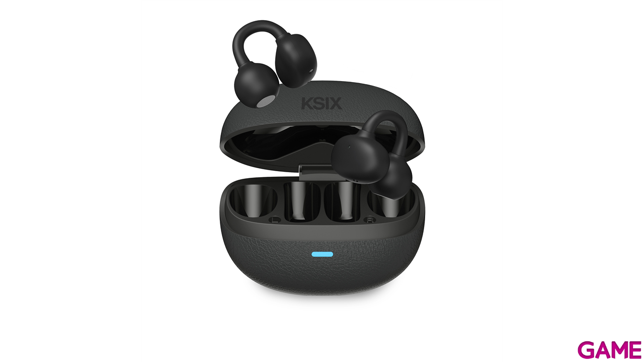 Auriculares Inalámbricos Ksix Clipon Negro-1