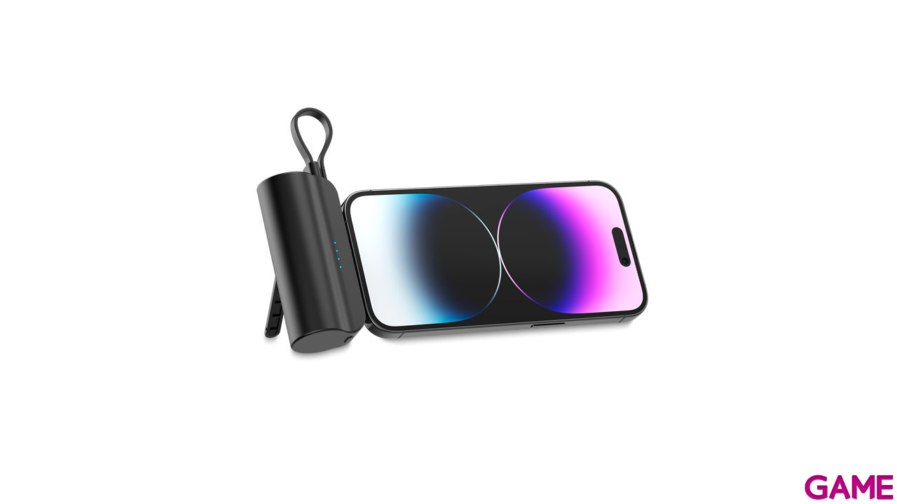 Powerbank plug and go Ksix, 5000 mAh Negro-3