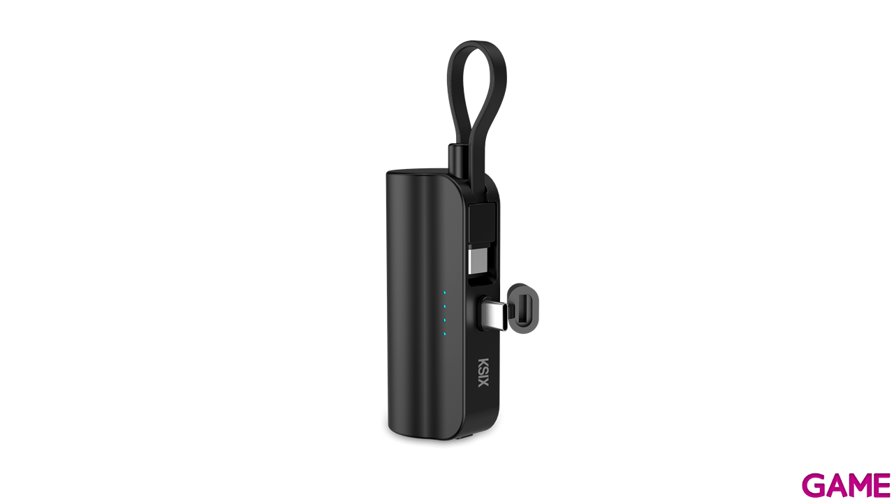 Powerbank plug and go Ksix, 5000 mAh Negro-5