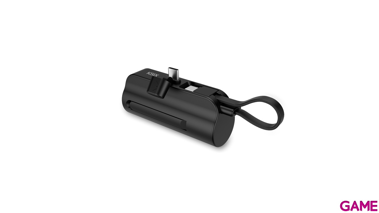 Powerbank plug and go Ksix, 5000 mAh Negro-6