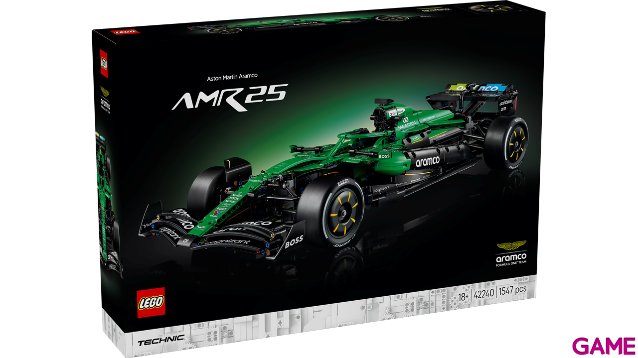 LEGO Technic Coche de F1 Aston Martin Aramco AMR25 42240-4