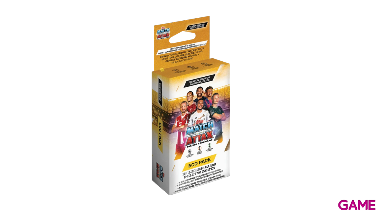 Eco Pack de cartas UCL 2025/26 Match Attax Extra-2