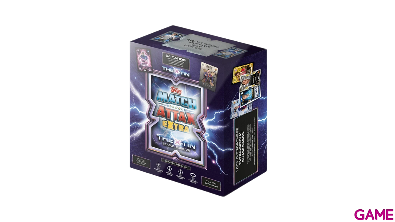 Mega Lata de cartas UCL 2025/26 Match Attax X-2