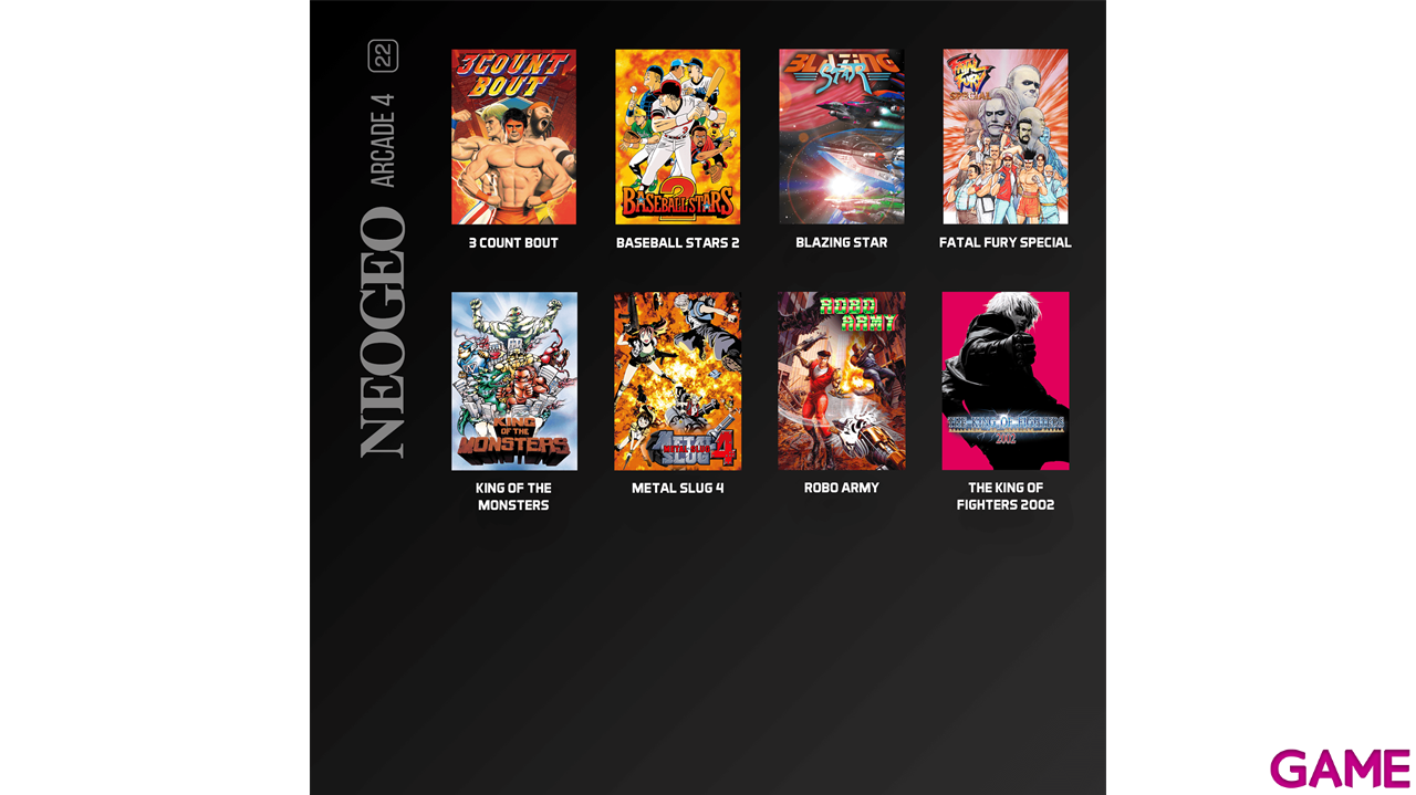 Cartucho Evercade NEOGEO Arcade 4-5