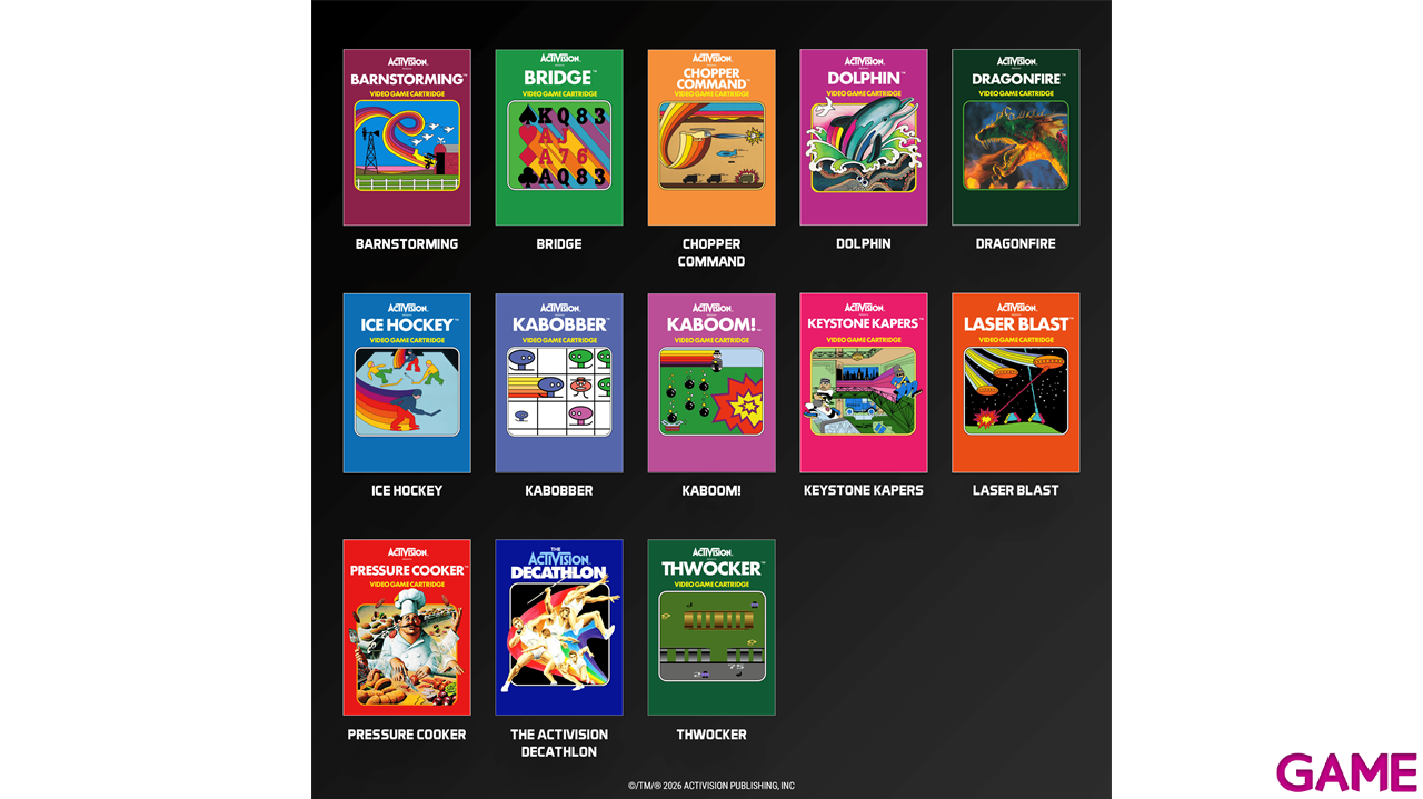 Cartucho Evercade Activision Collection 3-4