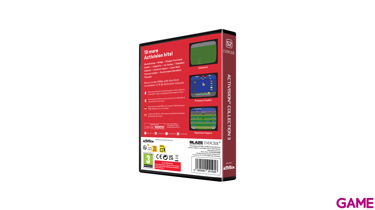Cartucho Evercade Activision Collection 3-7