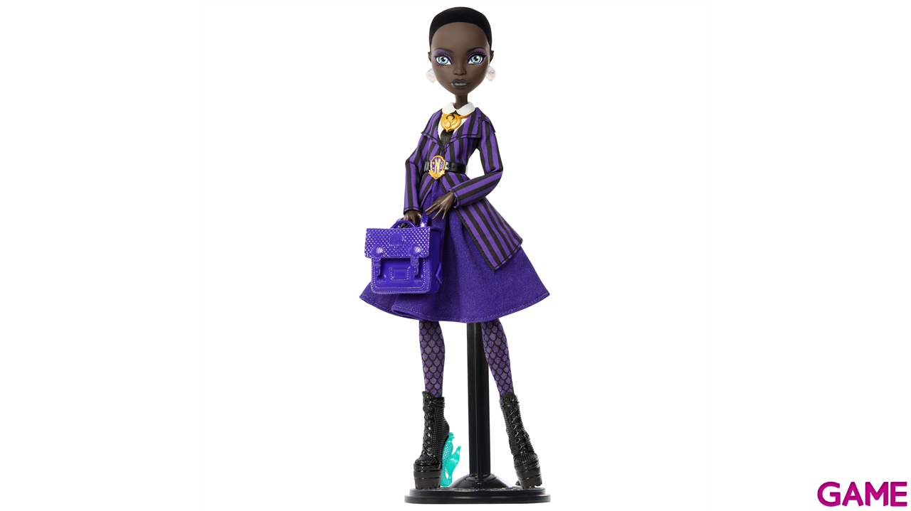 Muñeca de colección Monster High Wednesday Bianca-5