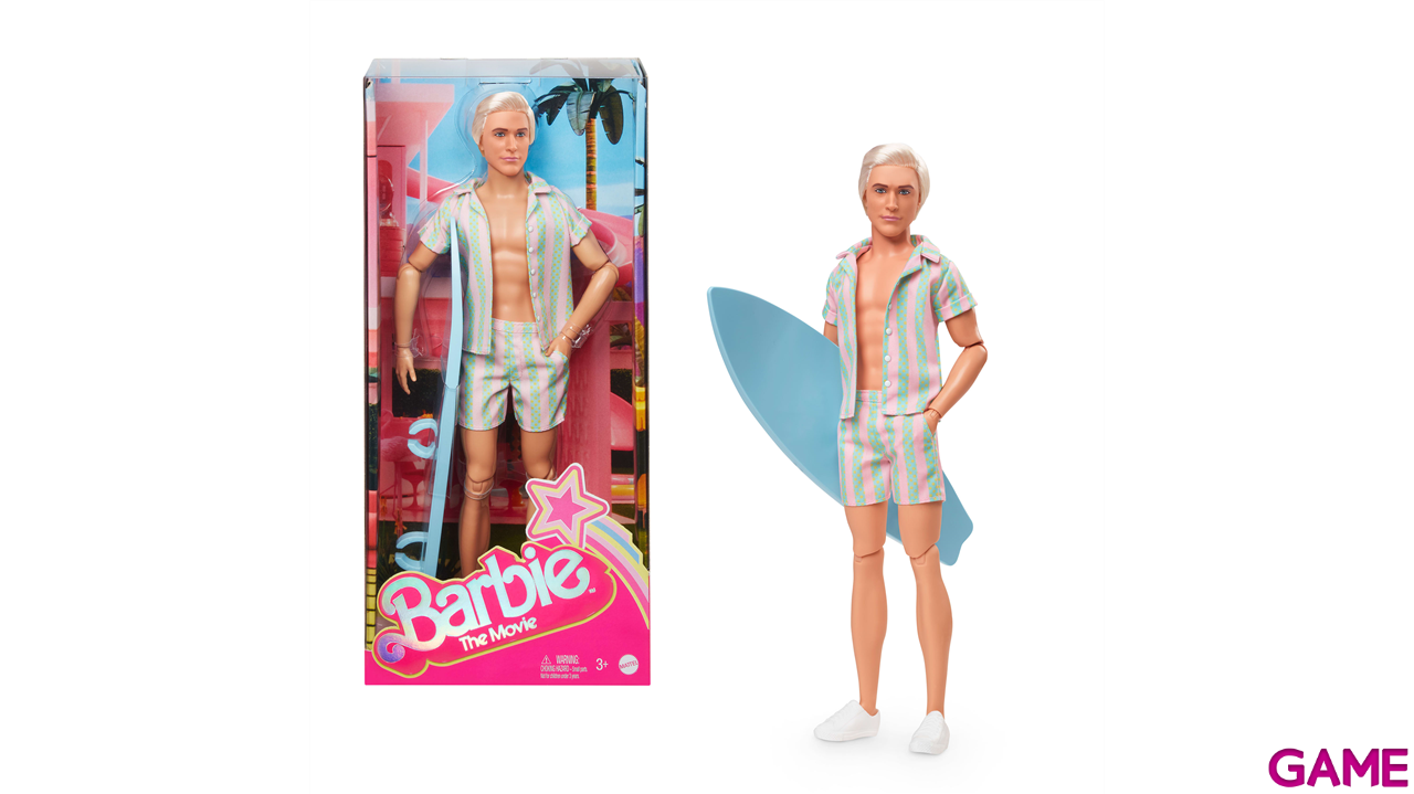 Muñeco de colección Barbie The Movie Ken surfista-5
