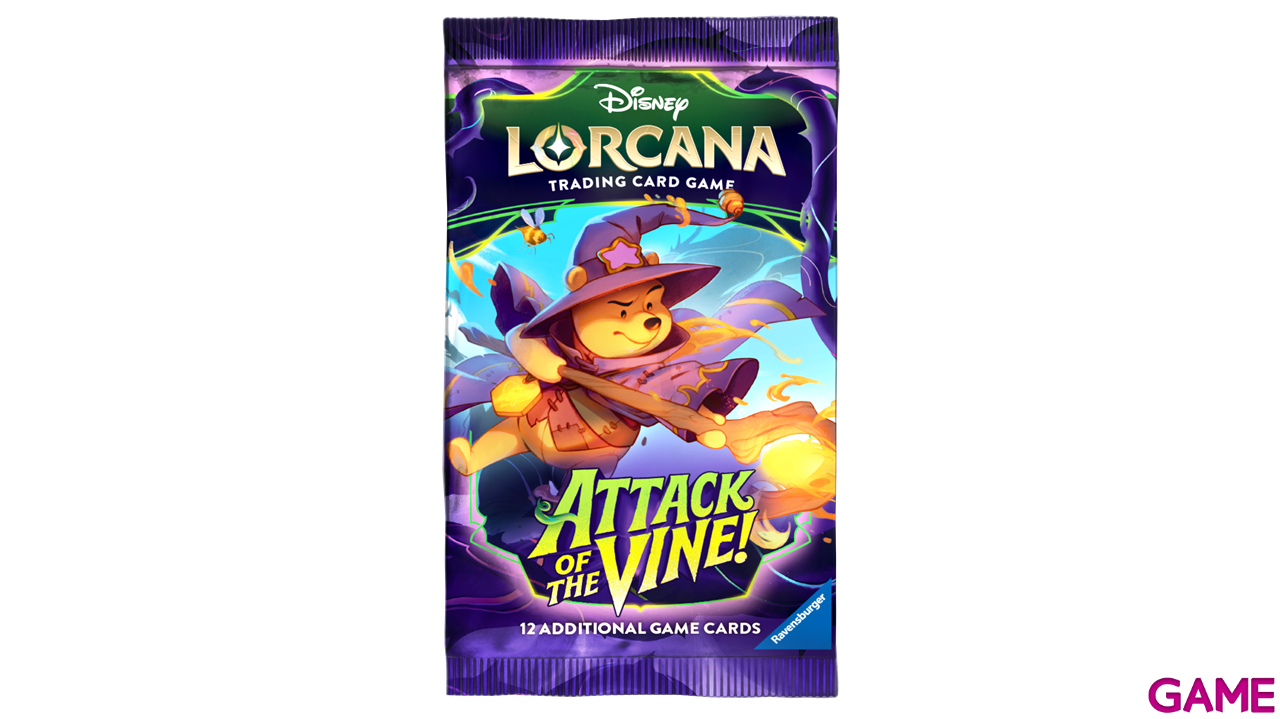 Sobre de cartas Disney Lorcana Attack of the Vine! Booster Pack (inglés)-2