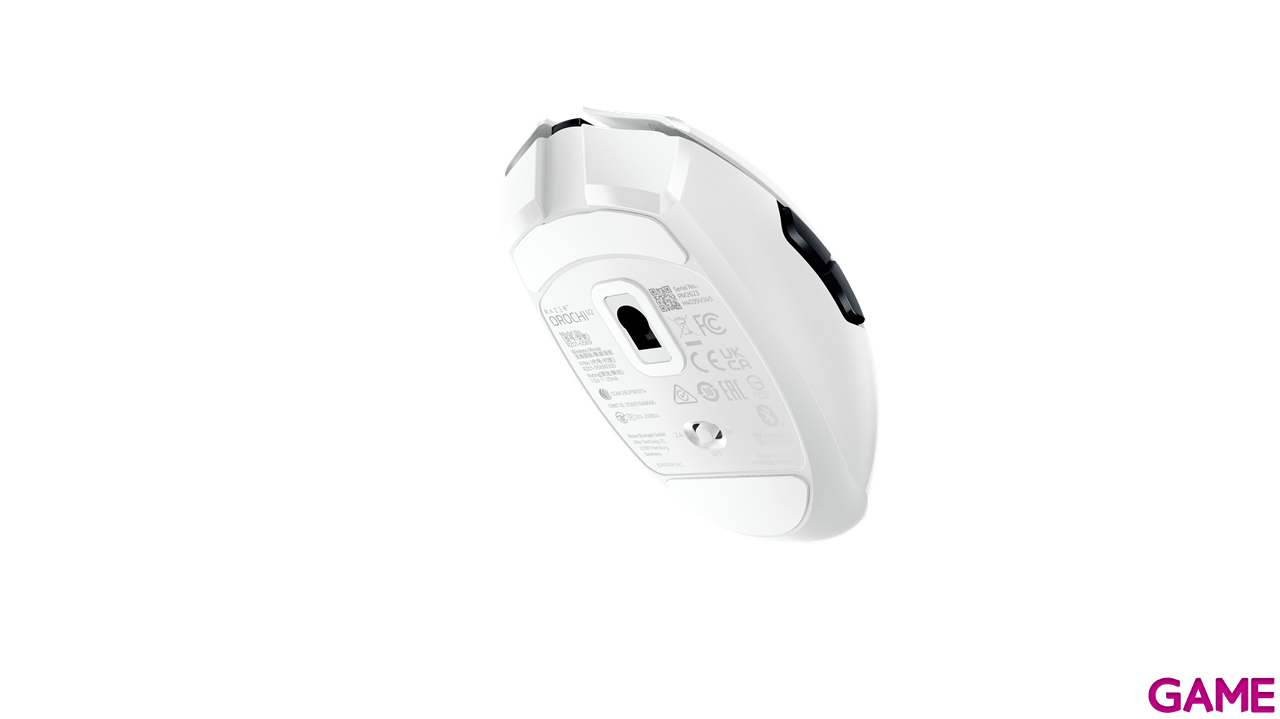 Razer Orochi V2 Wireless Bluetooth White - Raton Gaming-0