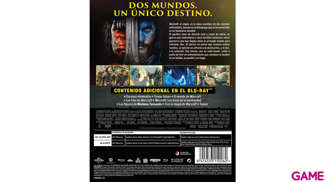 Warcraft 4K + BD Edición Steelbook-2
