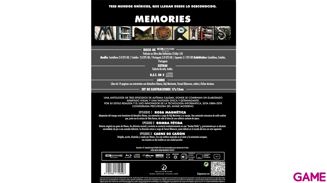Memories 4K + BD Edición Coleccionista-0