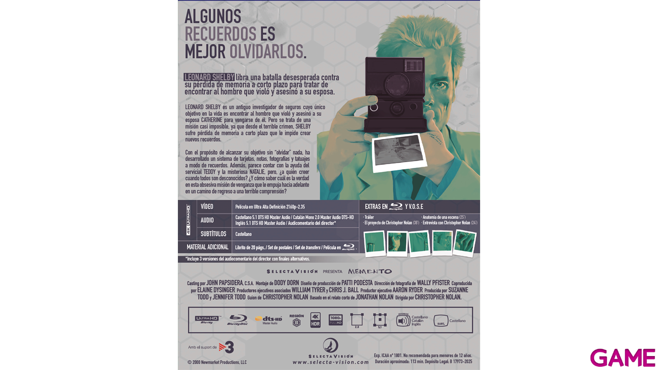 Memento 4K Edición Coleccionista-1