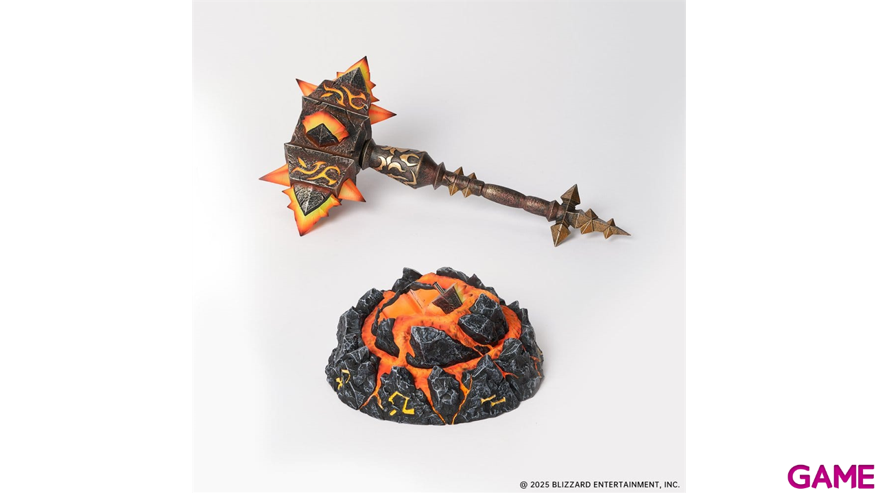 Réplica World of Warcraft Sulfuras, Hand of Ragnaros de 25 cm-2