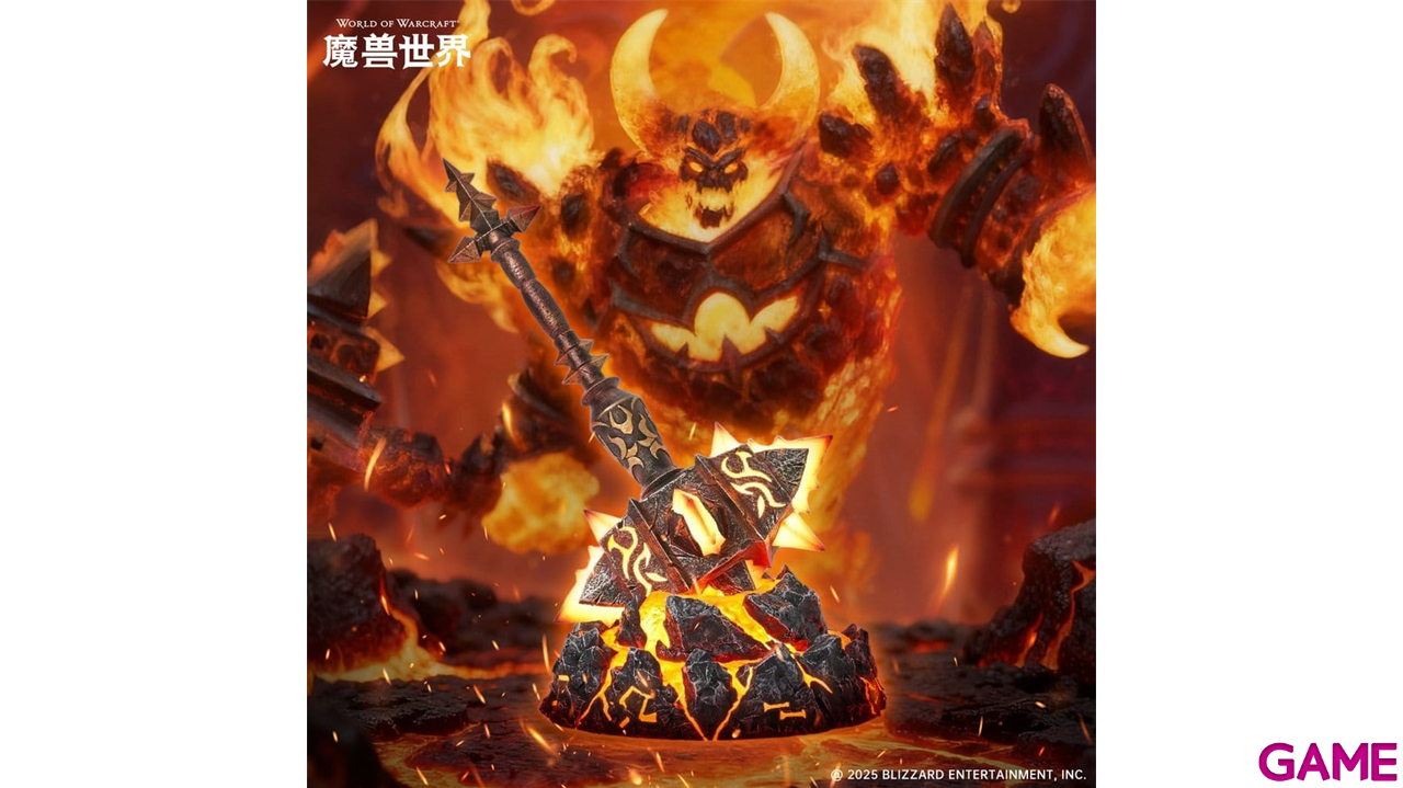 Réplica World of Warcraft Sulfuras, Hand of Ragnaros de 25 cm-4