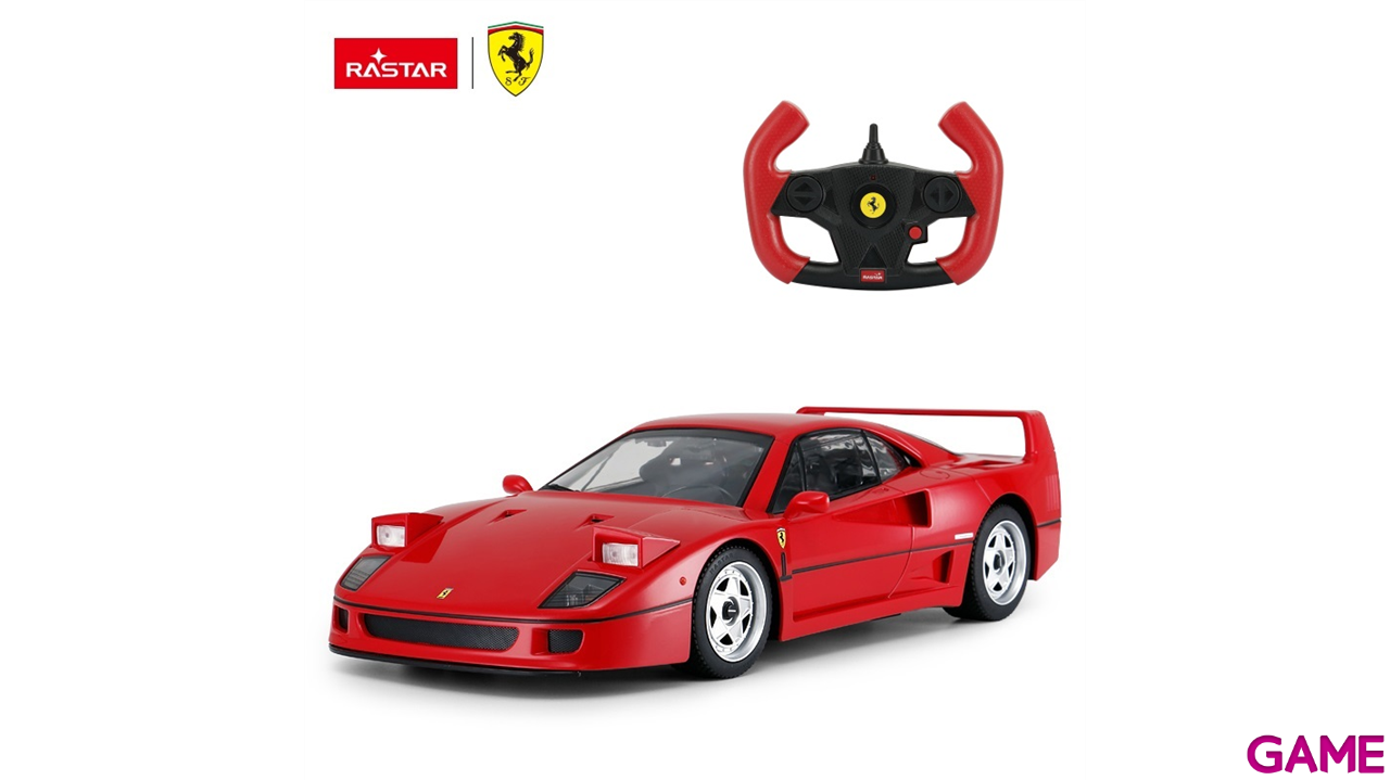 Coche de Radiocontrol con luz escala 1:14 Ferrari F40-3