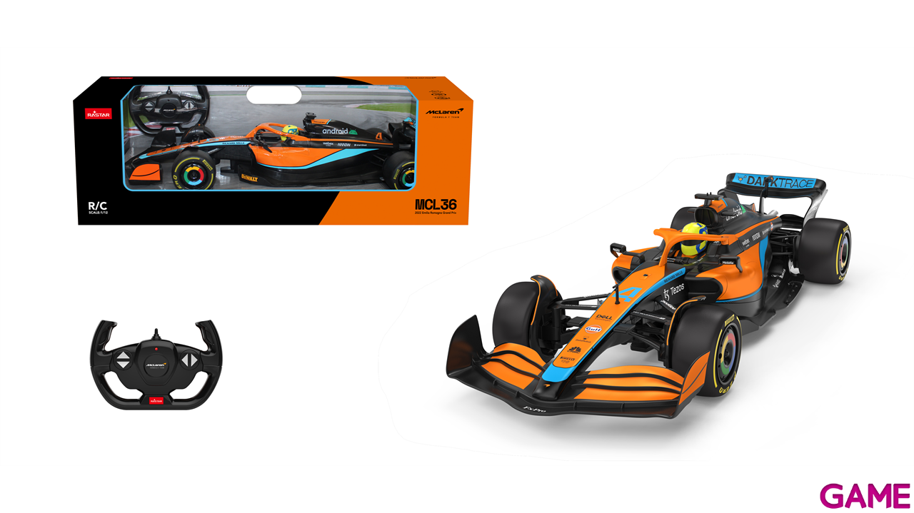 Coche de Radiocontrol escala 1:12 F1 McLaren MCL36-1