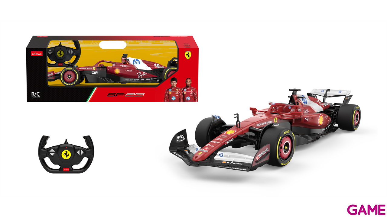 Coche de Radiocontrol escala 1:12 F1 Ferrari SF-25-2