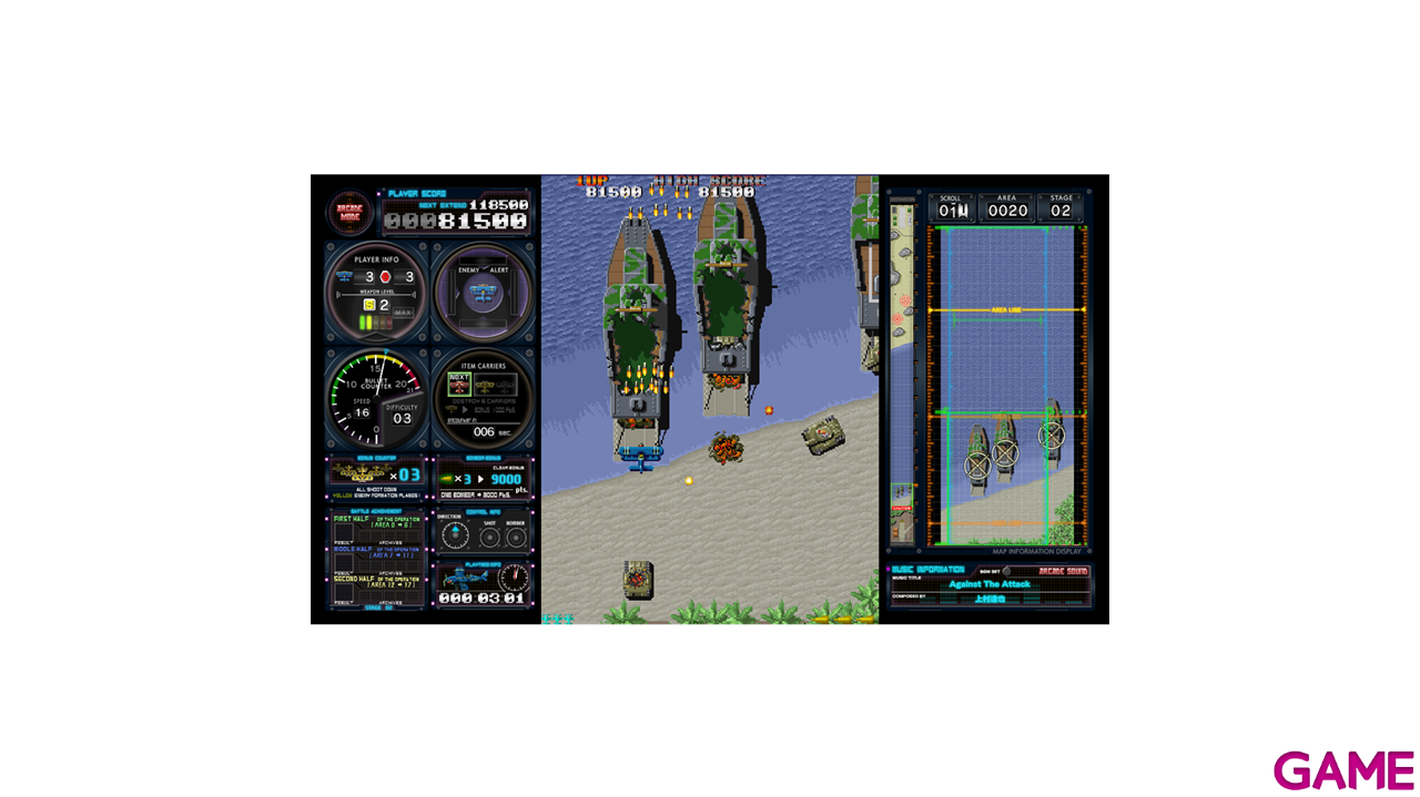 Toaplan Arcade Garage Flying Fire Shark-2