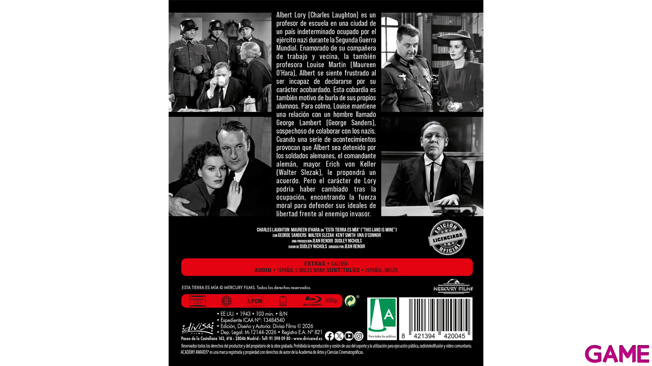 Esta Tierra es Mia (1943 Jean Renoir)-0