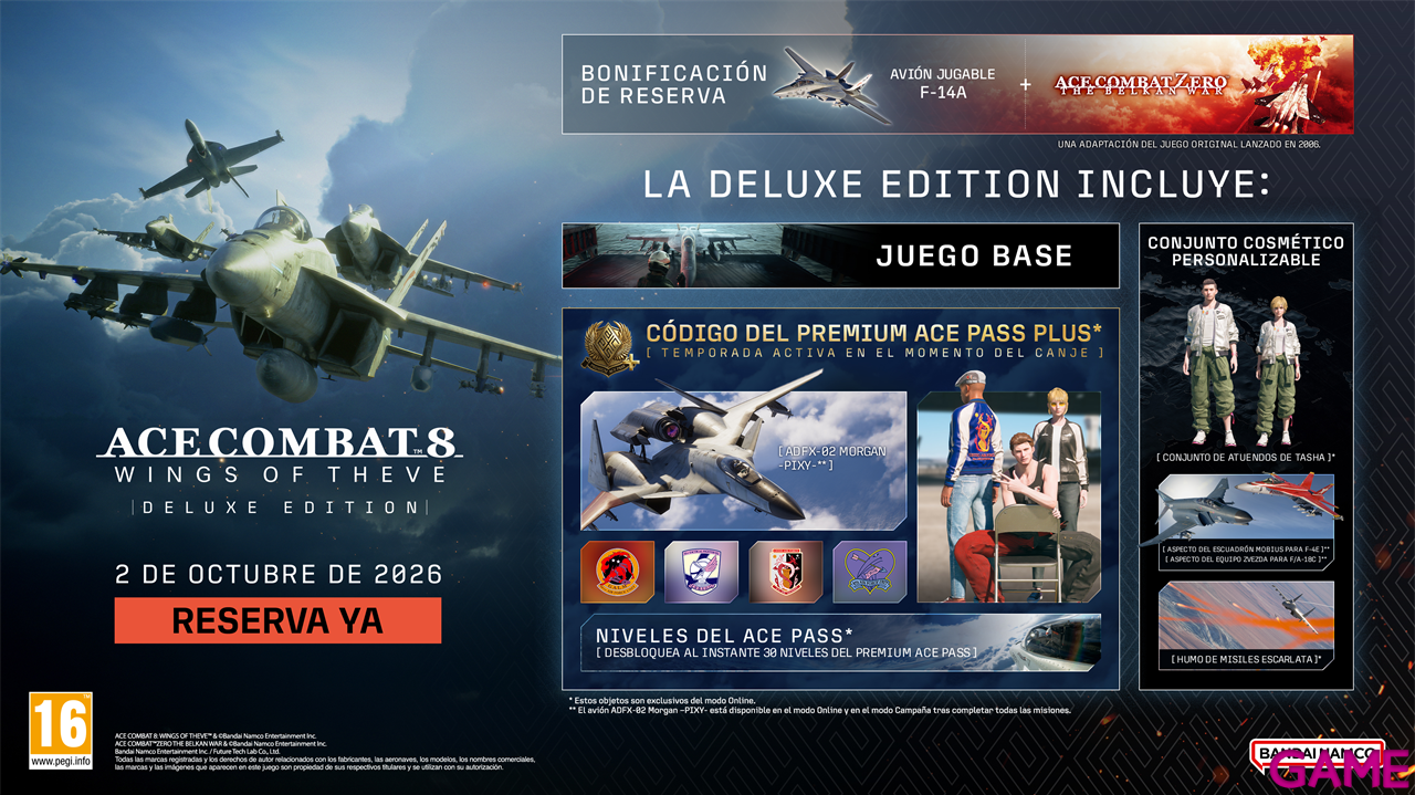 Ace Combat 8: Wings Of Theve Deluxe Edition  PS5-0