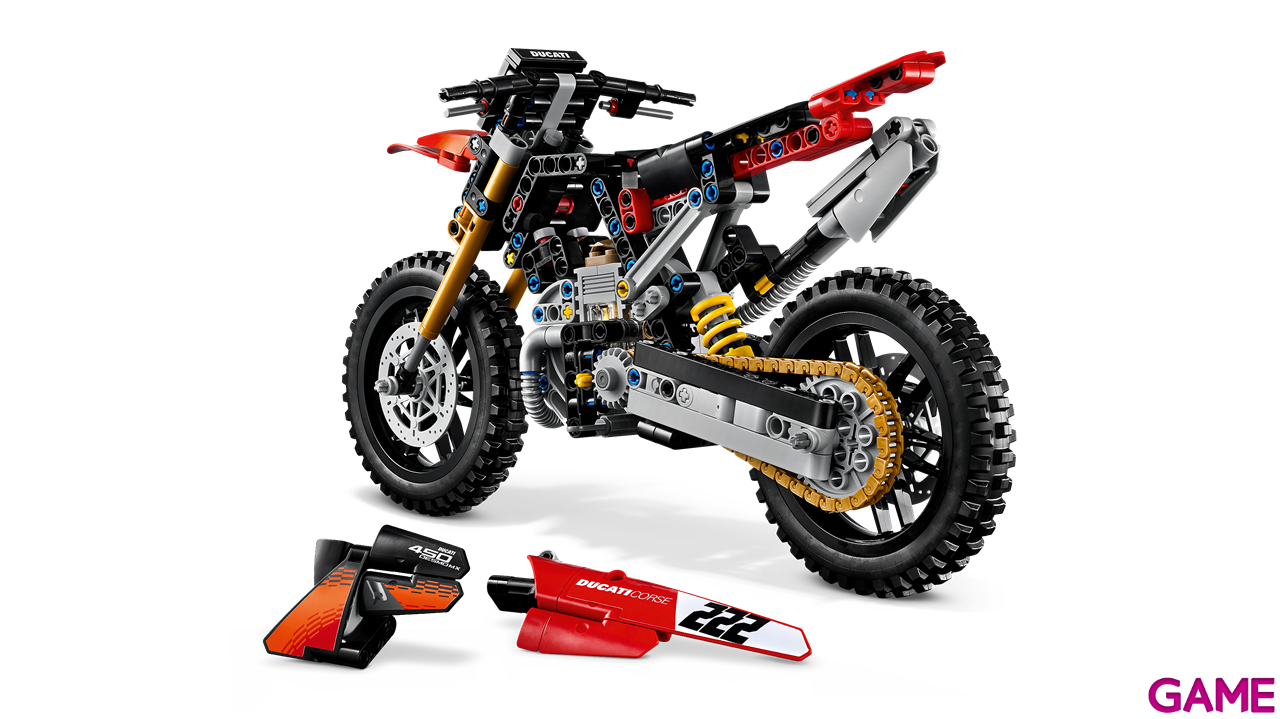LEGO Technic Ducati Desmo450 MX Factory 42238-3
