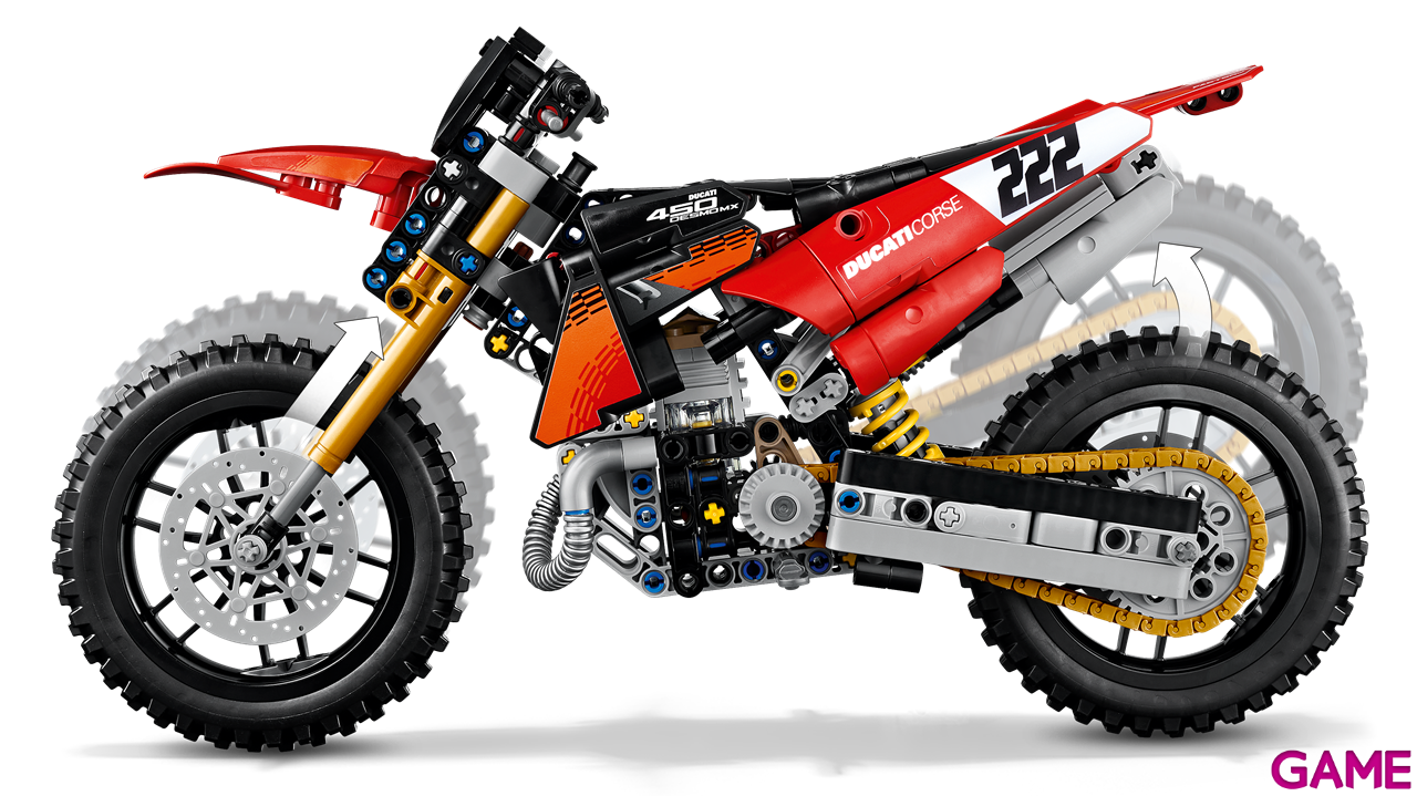 LEGO Technic Ducati Desmo450 MX Factory 42238-4