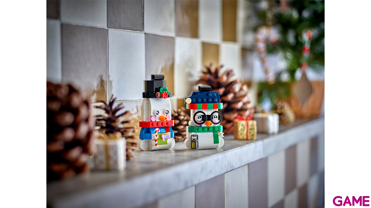 LEGO Adornos de Muñecos de Nieve 40812-2