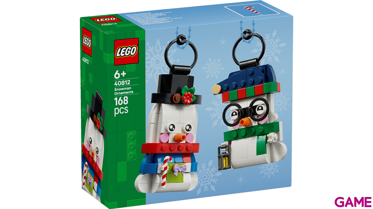 LEGO Adornos de Muñecos de Nieve 40812-3