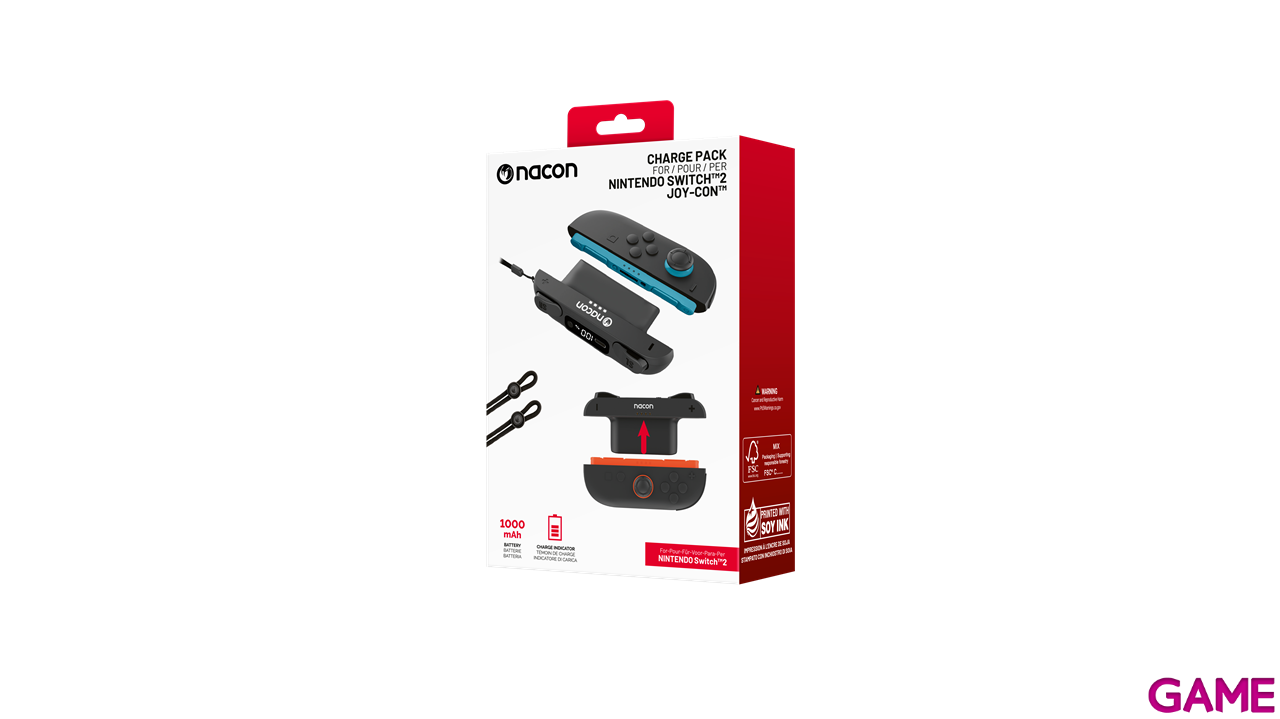 Pack 2 Baterías Externas para Joy-Con 2-1