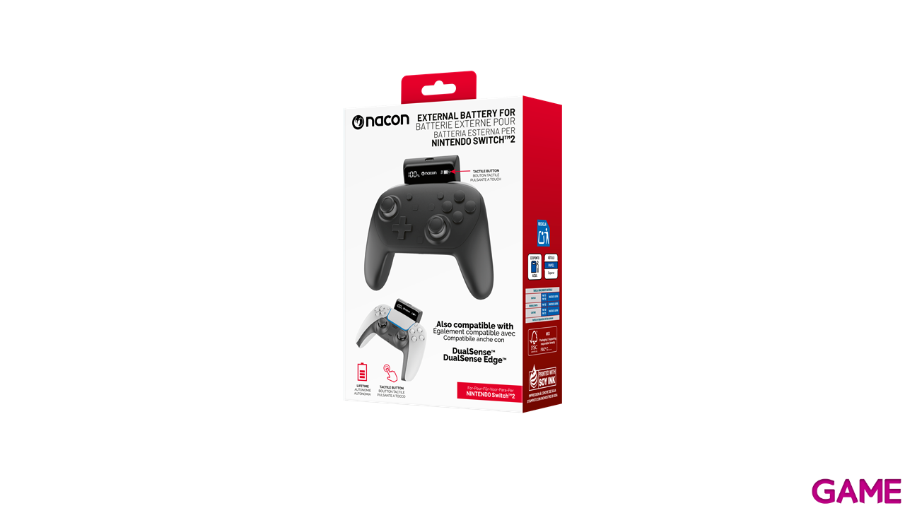 Batería Externa para Mando Pro Switch 2 y Dualsense PS5-1