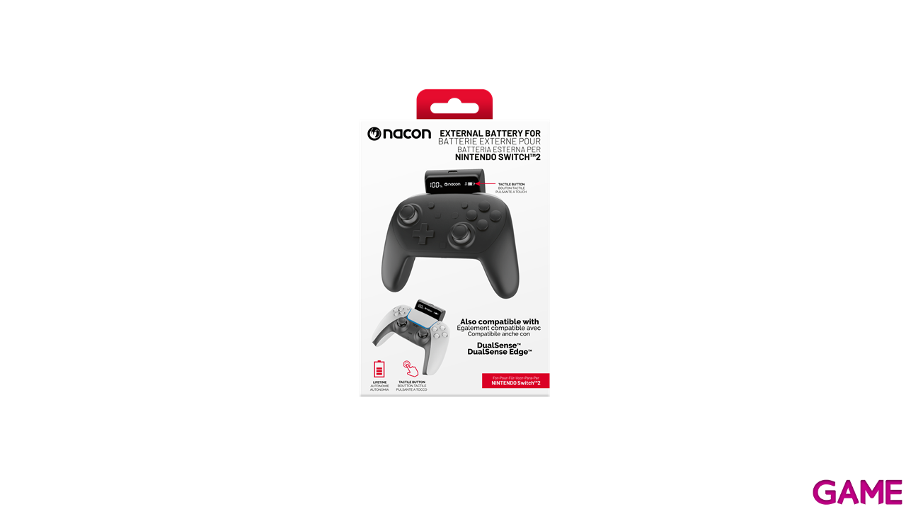 Batería Externa para Mando Pro Switch 2 y Dualsense PS5-2