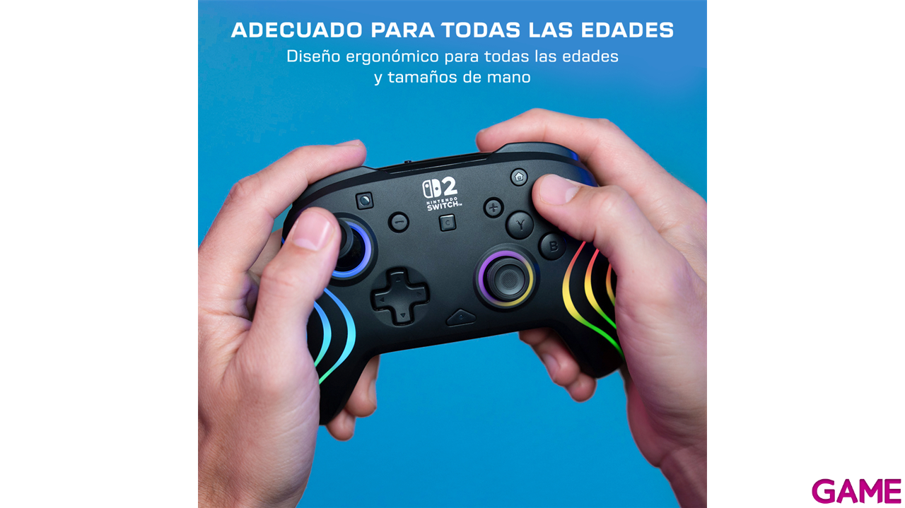 Mando RGB Wireless Turtle Beach Afterglow Negro - Switch 1 y 2-12